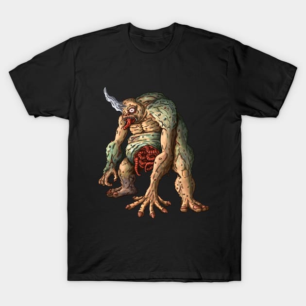 Monster T-Shirt by AlexKonoplev